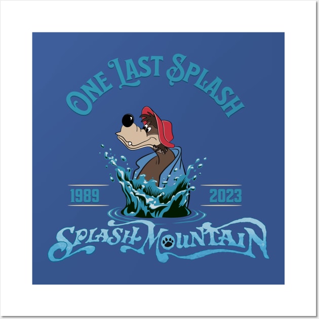 Splash mountain Brer Bear Wall Art by Polynesian Vibes